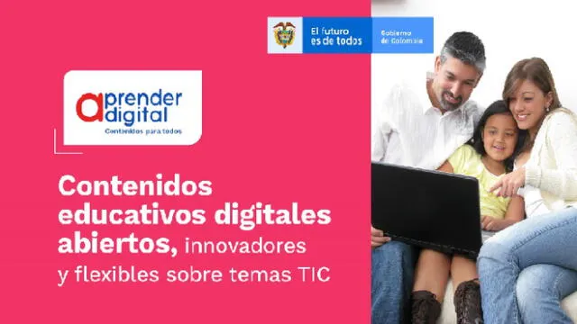 Aprender Digital. Foto: Captura de pantalla - Ministerio TIC Colombia