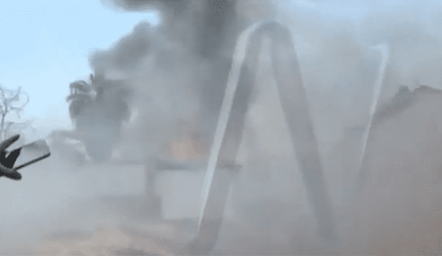 Huachipa: Explosión de taller clandestino de pirotécnicos ocasiona incendio [VIDEO]