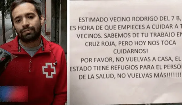 Vecinos pidieron al Director de Cruz Roja de Argentina que no regrese a su vivienda. Foto: TN