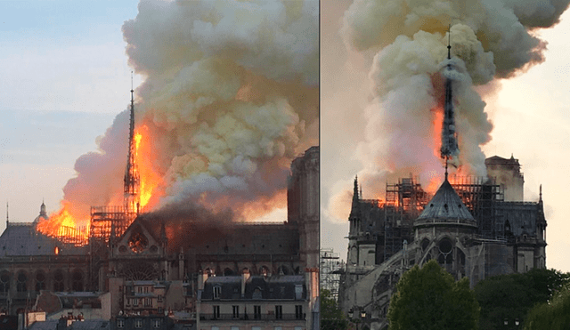 Notre Dame: incendio de la histórica catedral dejó impactantes videos