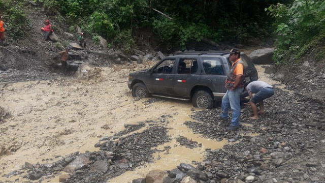 Cusco: carreteras permanecen bloqueadas por fuerte lluvias 