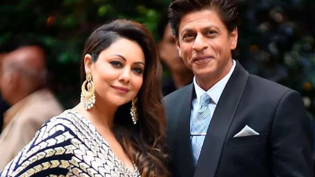 Shah Rukh Khan y su esposa Gauri Khan