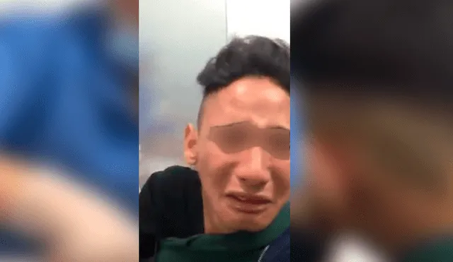 Facebook: joven que iba a recibir una inyección llora a su madre para que no lo hagan [VIDEO]