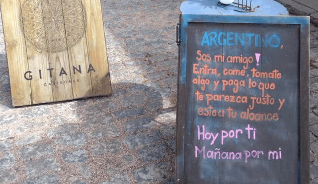 Existe un restaurant en donde los argentinos pueden pagar “lo que puedan”