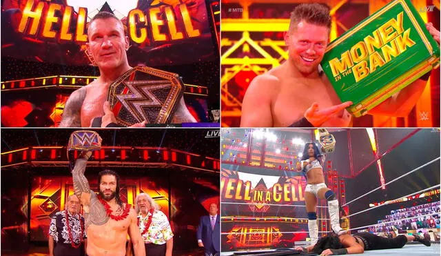 Hell in a Cell 2020 dejó inesperados resultados, como la consagración de Randy Orton por decimocuarta vez. Foto: WWE