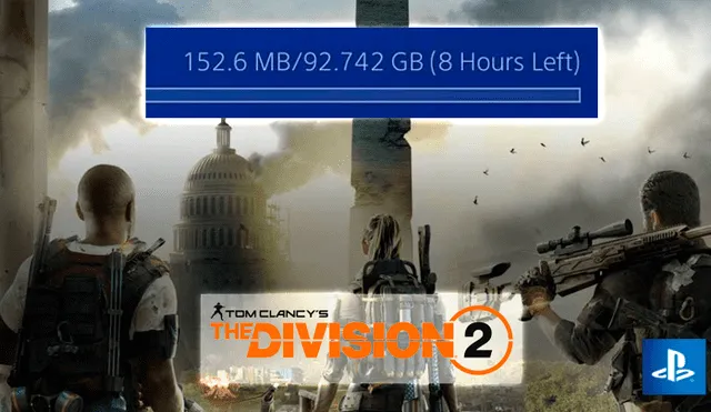 PS4: The Division 2 tendrá una actualización de 90 Gb en su primer día