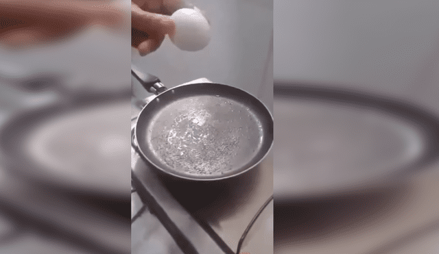 Vía YouTube: joven descubre algo extraño en un huevo y su reacción alarma [VIDEO]