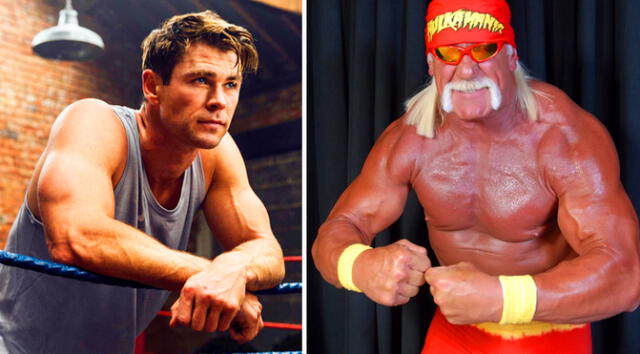 Chris Hemsworth abandona Thor para convertirse en Hulk Hogan. Crédito: composición