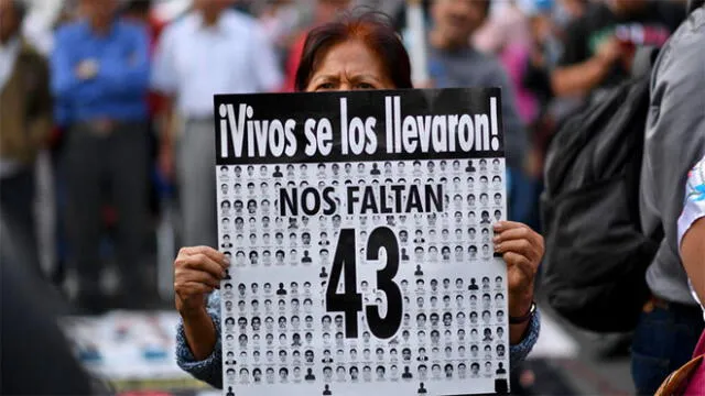 Caso Ayotzinapa. Foto: AFP.