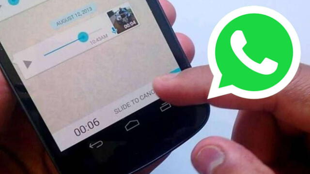 Grabar audios de WhatsApp y oírlos antes de enviarlos.