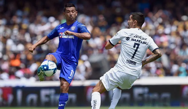 Cruz Azul y Pumas juegan este jueves por la ida de las semifinales del Torneo Guardianes 2020 de Liga MX. Foto: AFP
