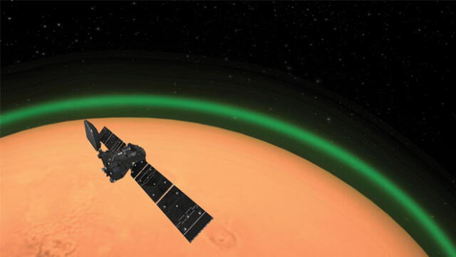 Representación de lo que ha detectado la misión Exomars en Marte. Imagen: ESA.