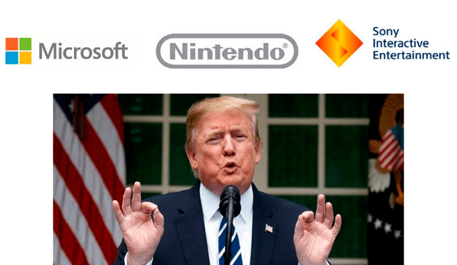 Nintendo, Sony y Microsoft se unen para solicitar a Trump exima a las consolas chinas de tarifas del 25%.