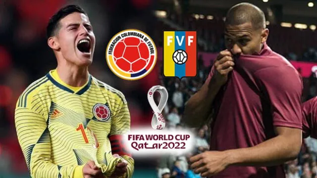Colombia y Venezuela, duelo por la fecha 1 de las Eliminatorias Qatar 2022. Foto: Composición