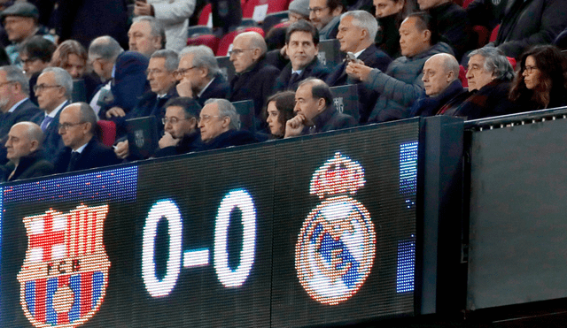 Luego de 17 años, el FC Barcelona y Real Madrid igualaron sin goles en un clásico español. | Foto: EFE