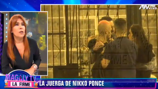 Nikko Ponce en "ampay". Fuente Magaly Tv La Firme