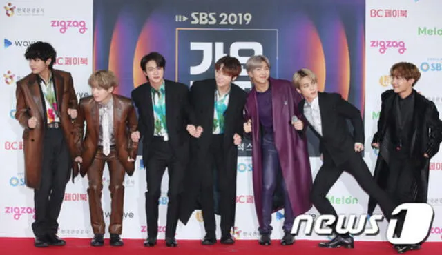 SBS Gayo Daejun 2019: BTS se vistió con trajes de cuero elegantes.