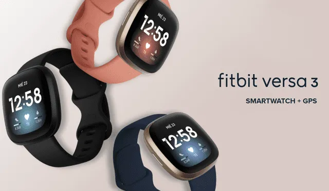 Lanzamiento oficial del Fitbit Versa 3. | Foto: Fitbit