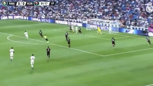 Real Madrid: Karim Benzema y un gol marca Julen Lopetegui frente al AC Milan [VIDEO]