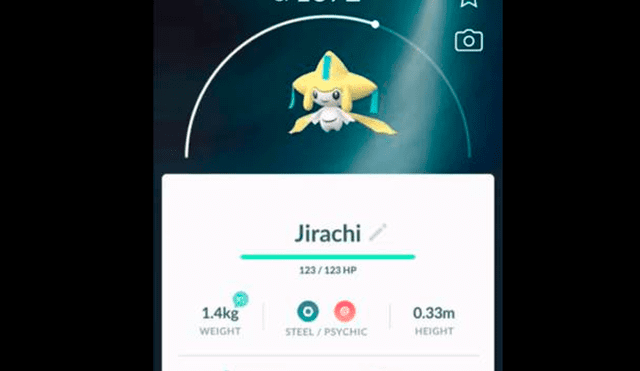 Pokémon GO: Estas son las investigaciones para atrapar a Jirachi
