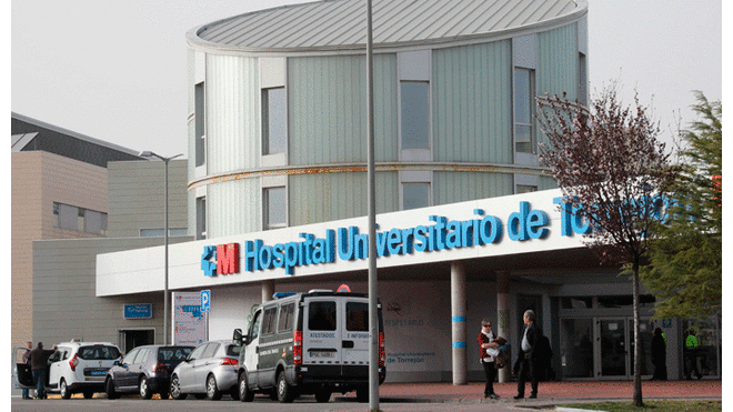 La víctima falleció en el Hospital Universitario de Torrejón debido a sus heridas. Foto: La Razón (España).