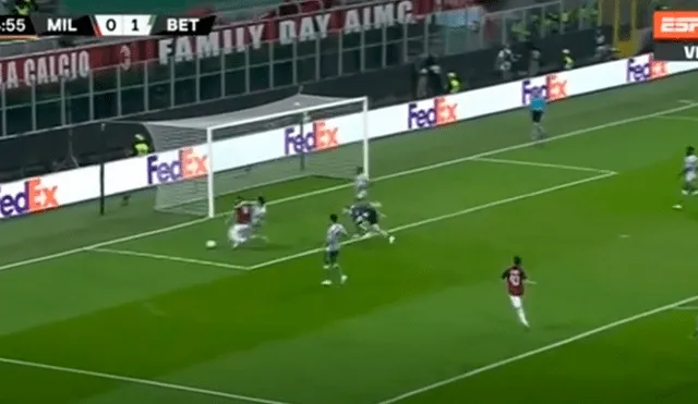 Milan vs Betis: terrible definición de Higuaín tras gran jugada [VIDEO]