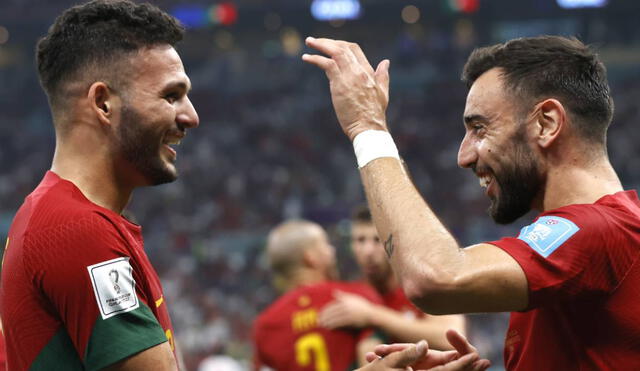 Portugal encontró su primer gol con Goncalo Ramos. Foto: EFE