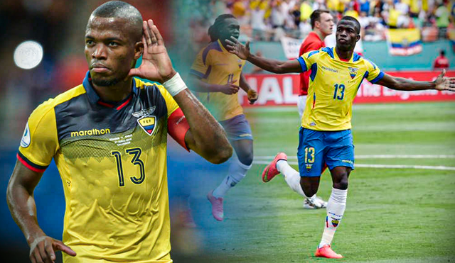 El delantero ecuatoriano Enner Valencia marcó dos goles ante Qatar por el Mundial 2022. Foto: composición LR/AFP/EFE