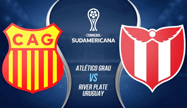 Atlético Grau enfrenta a River Plate de Uruguay por la Copa Sudamericana.