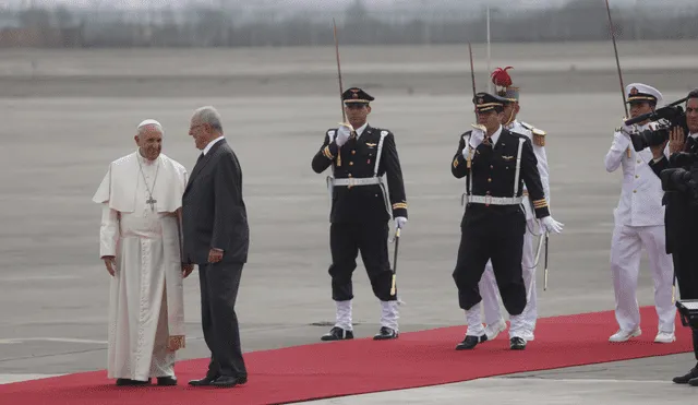 PPK al papa Francisco: “Gracias por venir a esta tierra milenaria”