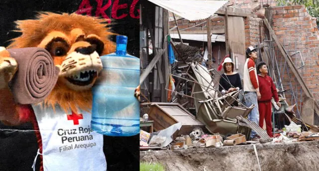 Melgar promueve donaciones para damnificados por lluvias en Arequipa