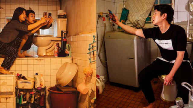 Oh ke-cheol es un ciudadano surcoreano que vive en una vivienda semisubterránea, similar a la de la película Parasite. Foto: BBC