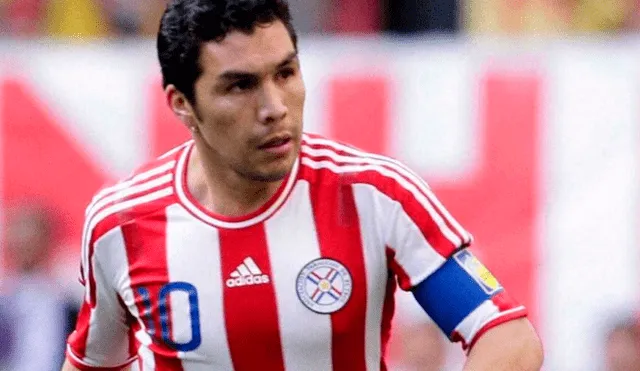El delantero era jugador titular indiscutible en la selección de Paraguay. Foto: Difusión.