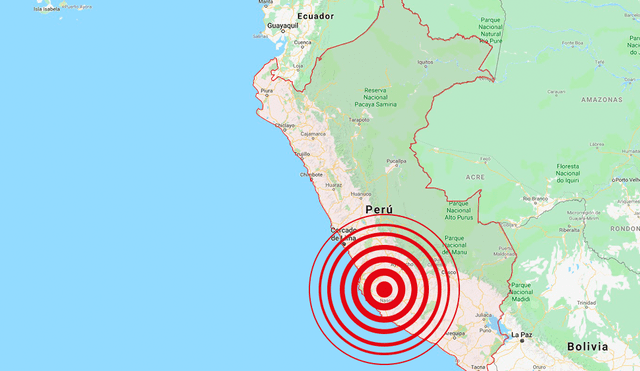 Sismo de magnitud  3,8 se sintió esta tarde en Cañete 