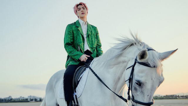 Sehun en el MV "On Me". Foto: SM Entertainment