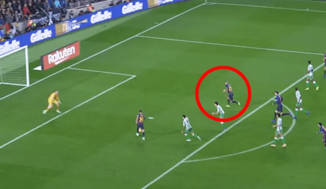 Barcelona vs Betis: Artuvo Vidal se disfrazó de '9' y acortó diferencias [VIDEO]