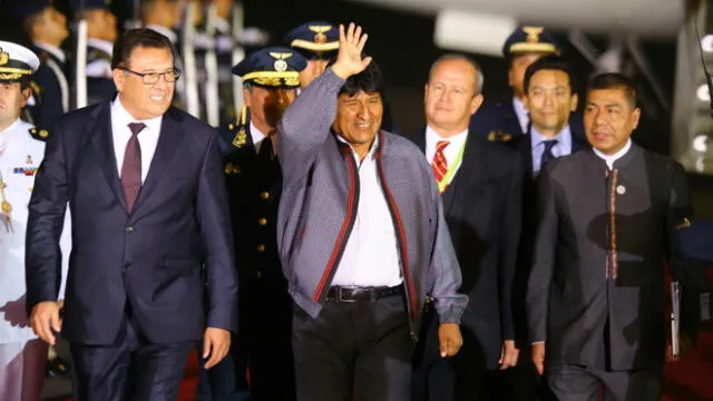 Evo Morales arribó a Lima para participar en la Cumbre de las Américas [FOTOS]