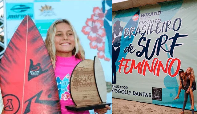 Catalina Zariquiey: niña piurana campeona en mundial de surf femenino en Brasil