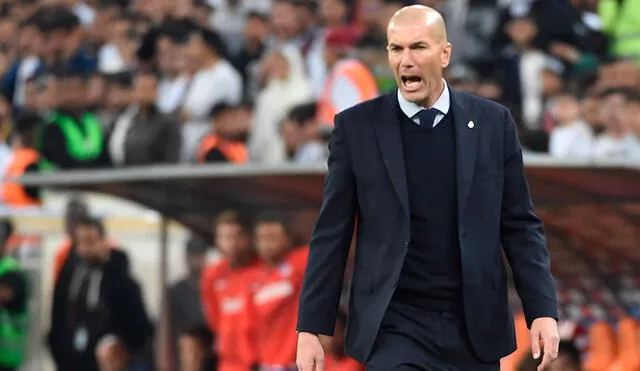 Esta temporada, Zidane ha logrado un empate y un triunfo hasta el momento con el real Madrid. Foto: AFP