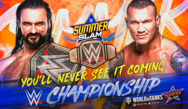 Drew McIntyre vs. Randy Orton EN VIVO en SummerSlam 2020. | Foto: WWE