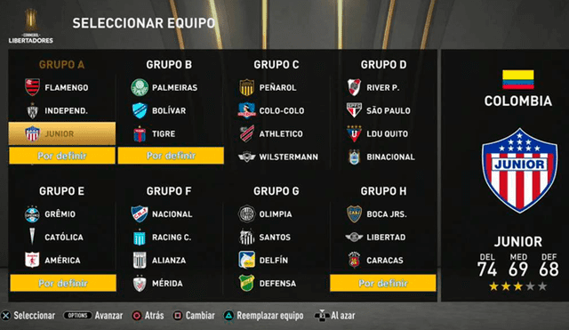 Los 32 equipos clasificados a la Copa Libertadores 2020 estarán disponibles en FIFA 20.