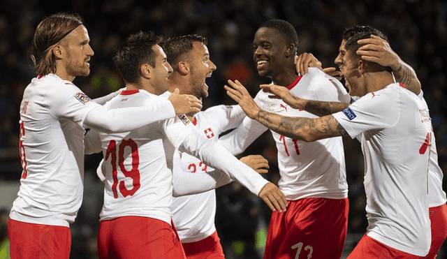 Suiza venció 2-1 a Islandia por la UEFA Liga de Naciones [RESUMEN]