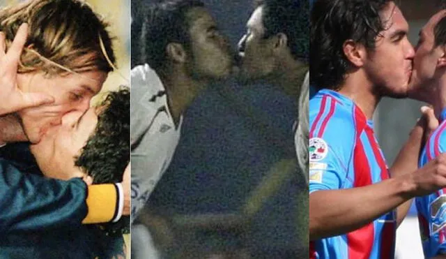 Los cinco mejores besos de futbolistas.