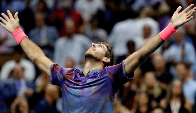 Del Potro derrotó a Roger Federer y clasificó a las semifinales del US Open