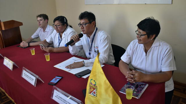 Autoridades del sector Salud en Tacna brindaron conferencia de prensa.