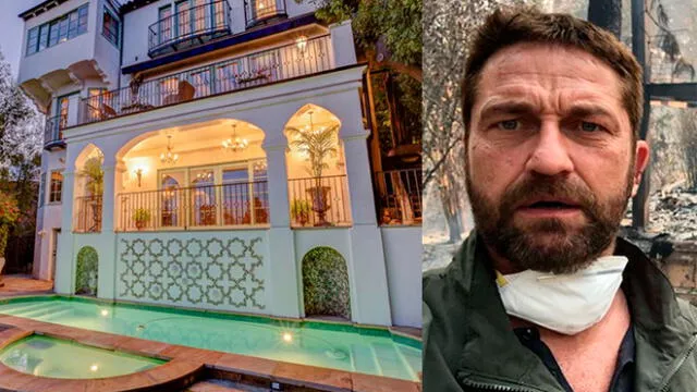 Instagram: Gerard Butler reveló su mansión calcinada tras feroz incendio en California