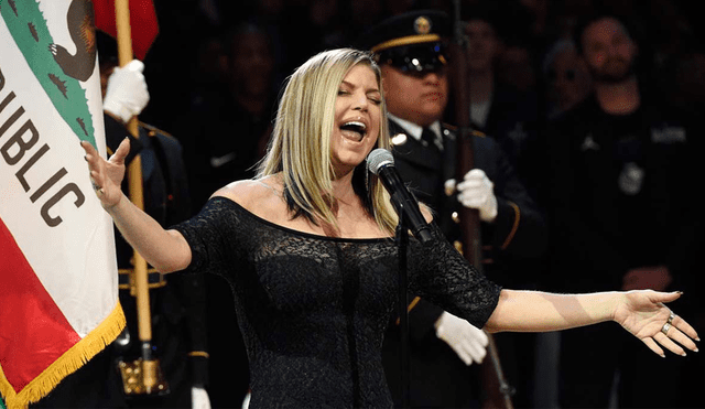 Fergie acusada de "arruinar" himno de EE.UU. en el All Star Game [VIDEO]
