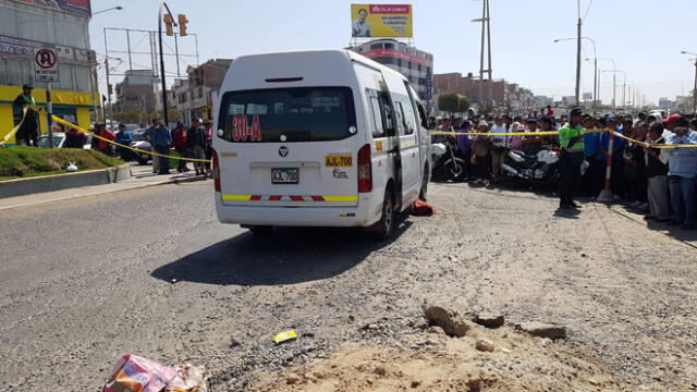 Accidente ocurrió este lunes en la avenida Jorge Basadre en Tacna.