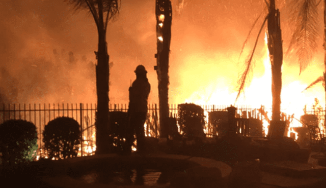 Kim y Khloé devastadas porque incendio destruyó la mansión de Caitlyn Jenner [VIDEOS y FOTOS]