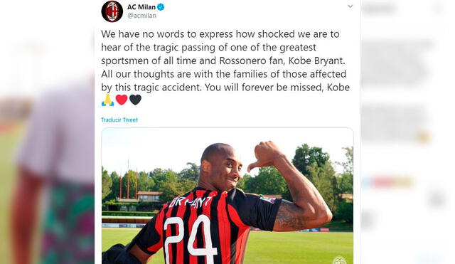 Estrellas del fútbol publican sentidos mensajes ante la muerte de Kobe Bryant. Foto: Instagram